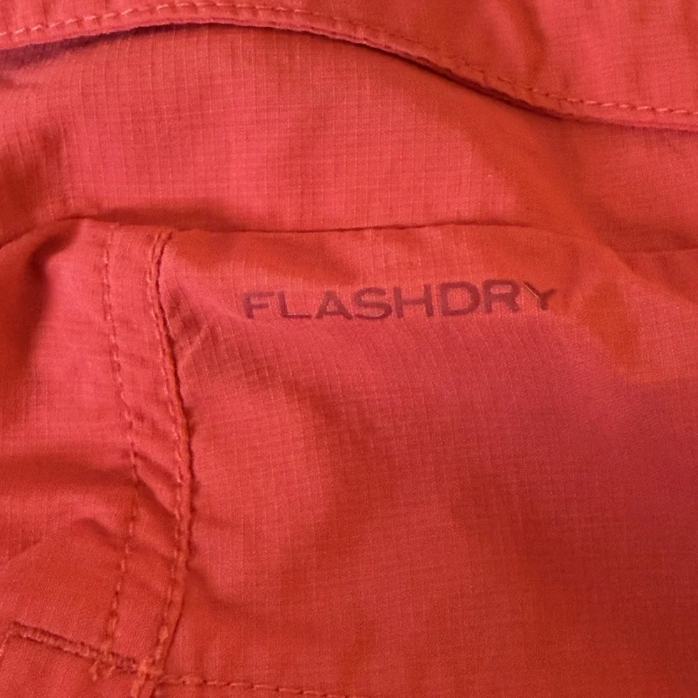The North Face Red Solid Pull On Nylon‎ Shorts 7
